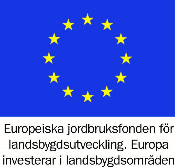 Bilden visar loggan för den Europeiska jordbruksfonden. 